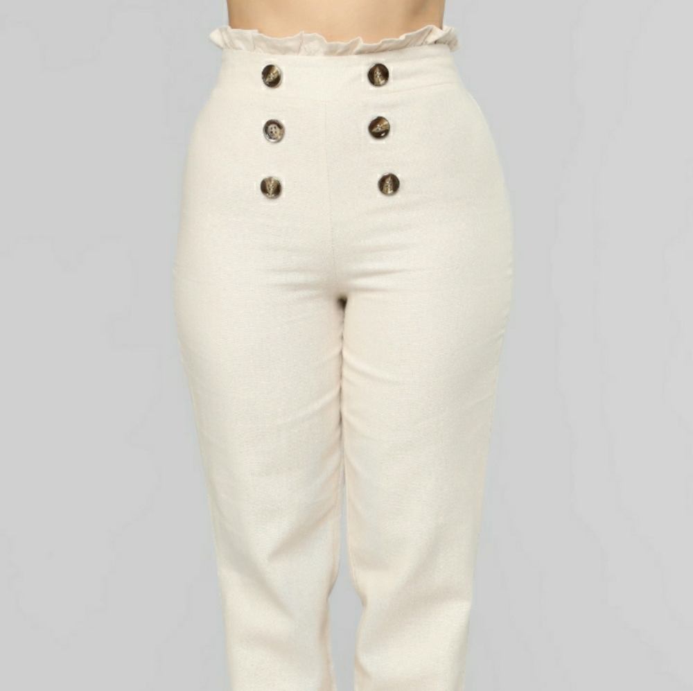 Fashion Nova Off White Pants